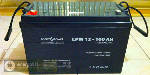 Тяговая герметичная аккумуляторная батарея LogicPower