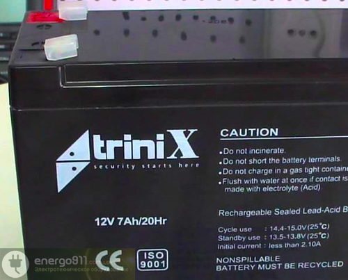 аккумуляторная батарея Trinix 