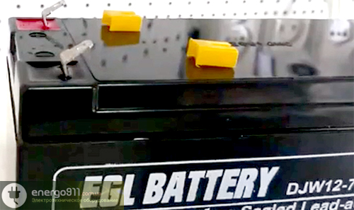герметичная свинцово-кислотная аккумуляторная батарея EGL Battery DJW12-7